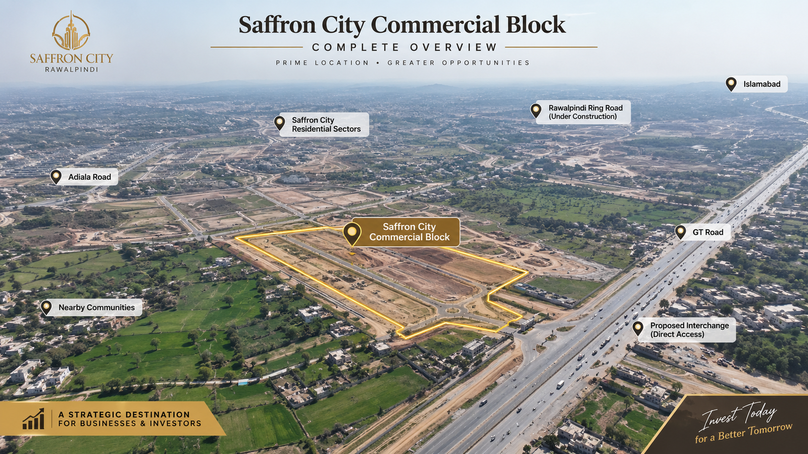 Saffron City Commercial Block